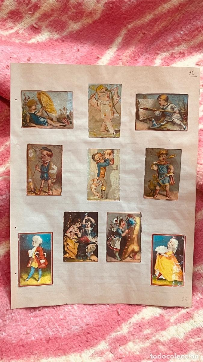Cajas de cerillas: 10 cromos filumenismo cajas de cerillas s&aacute;tiricos personajes s XIX ppio S XX colecci&oacute;n