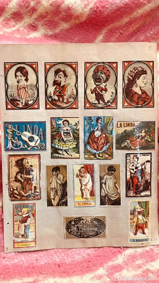 Cajas de cerillas: 13 cromos filumenismo cajas cerillas personajes mujeres s XIX ppio S XX colecci&oacute;n