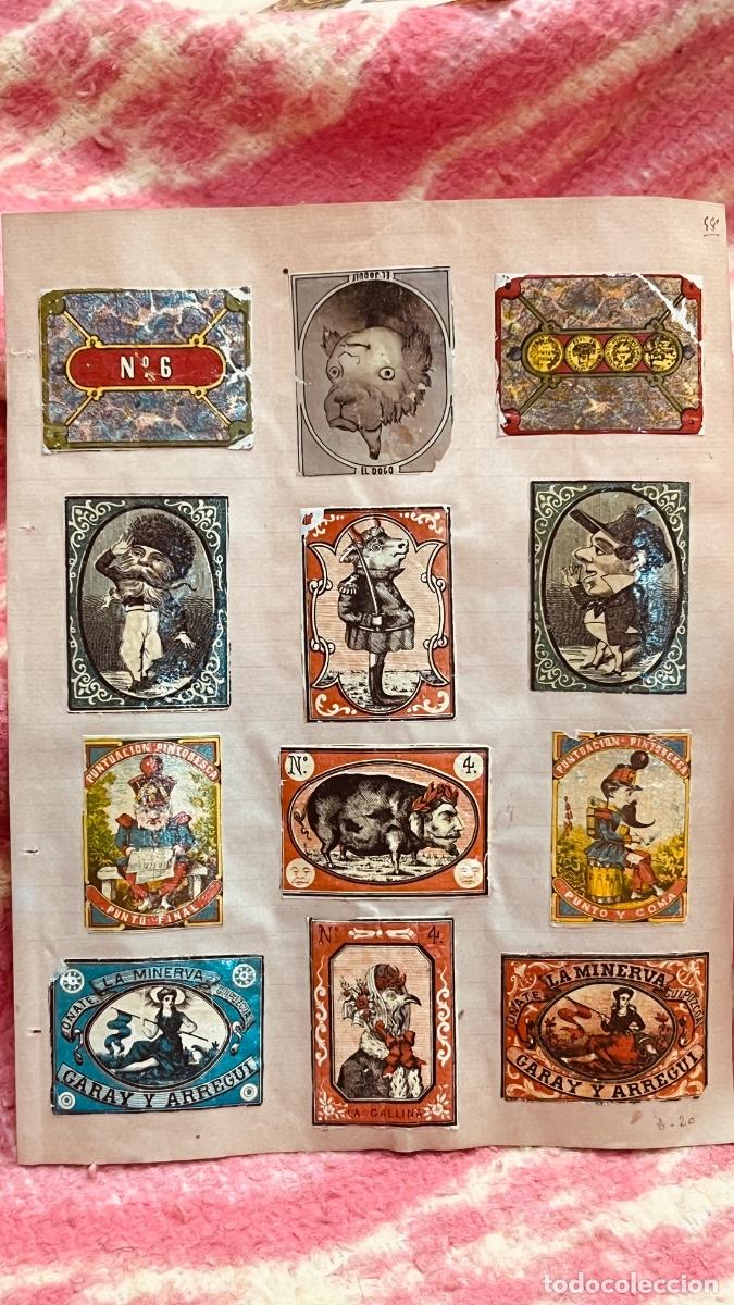 Cajas de cerillas: 12 cromos filumenismo cajas cerillas personajes sat&iacute;ricos s XIX ppio S XX colecci&oacute;n