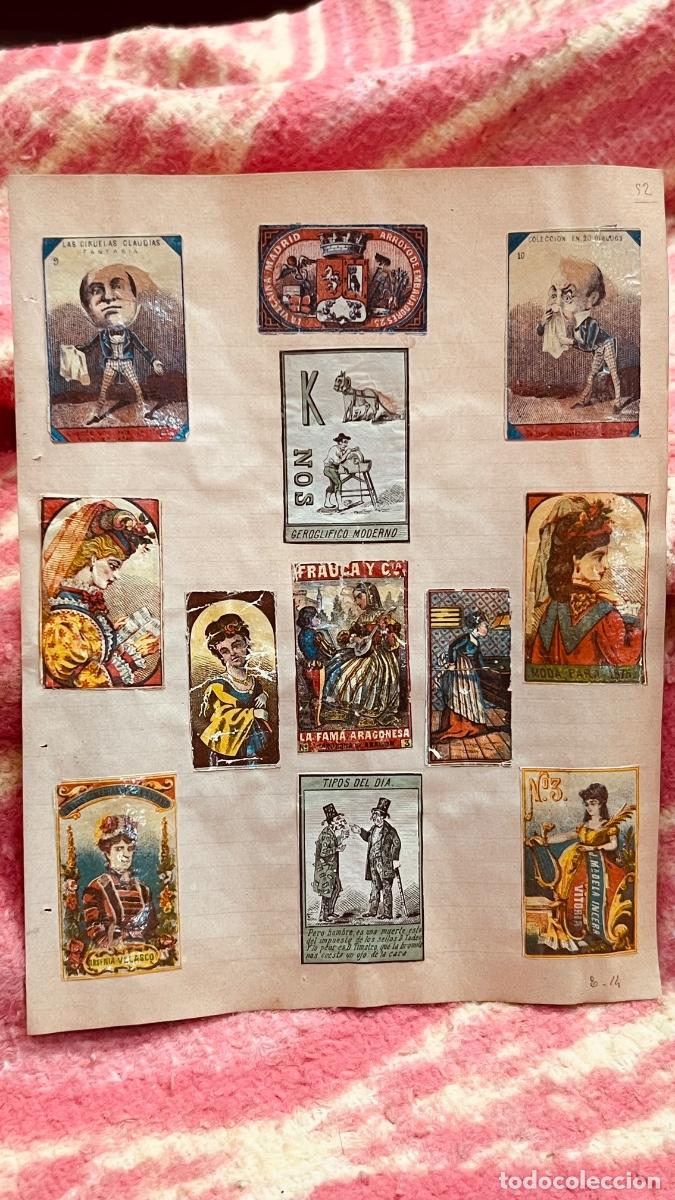 Cajas de cerillas: 12 cromos filumenismo cajas cerillas personajes p&uacute;blicos politicos mujeres XIX ppio S XX colecci&oacute;n