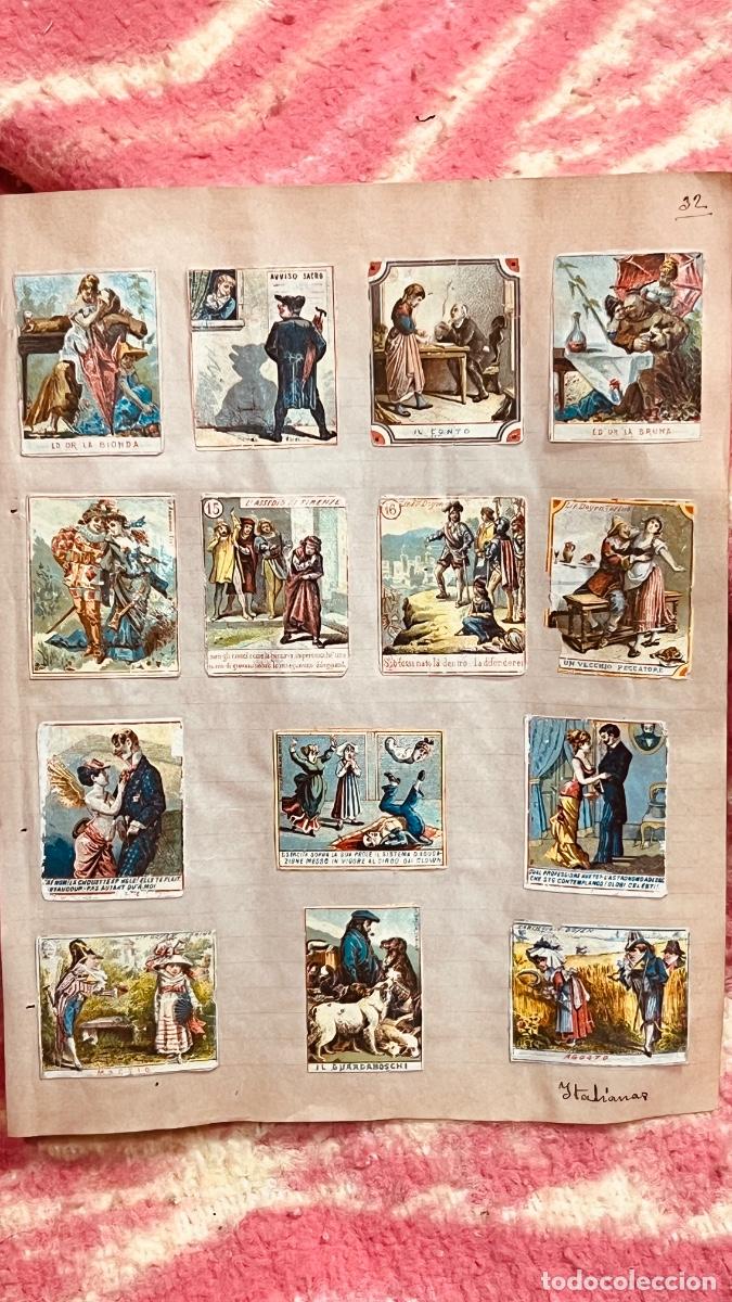 Cajas de cerillas: 14 cromos filumenismo cajas cerillas personajes mujeres s XIX ppio S XX colecci&oacute;n