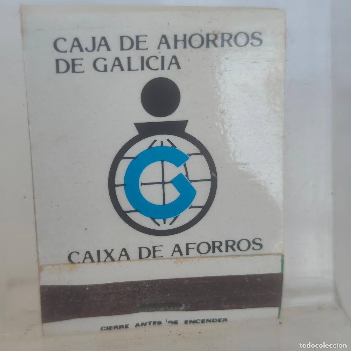 Cajas de cerillas: Caja de Cerillas de CAJA DE AHORROS DE GALICIA