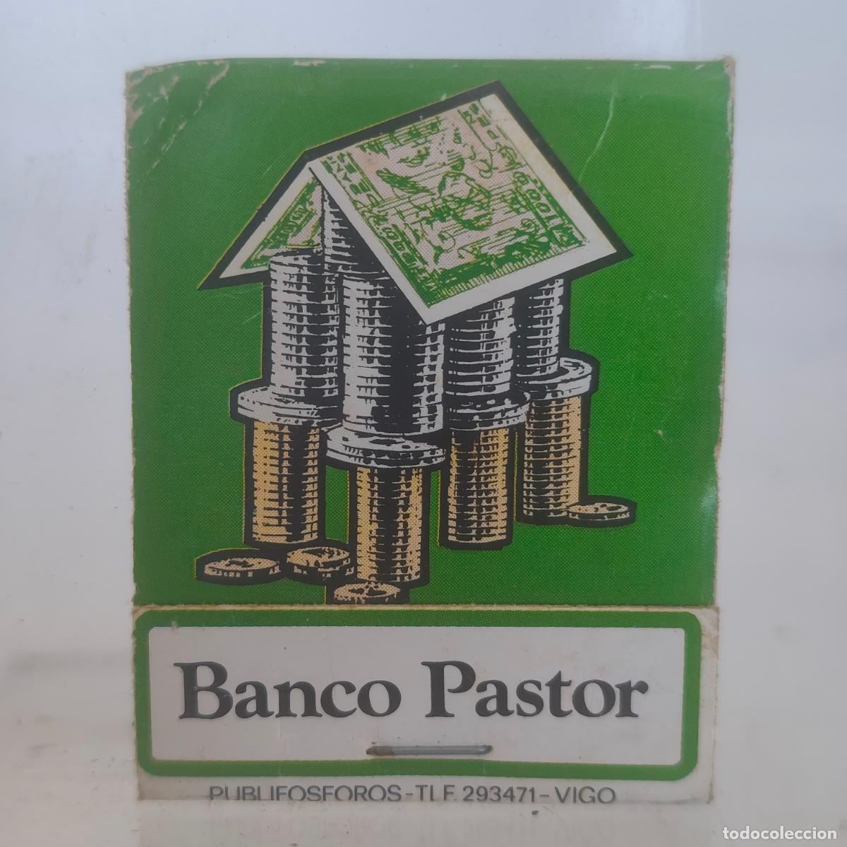 Cajas de cerillas: Caja de Cerillas de BANCO PASTOR PUBLICIDAD