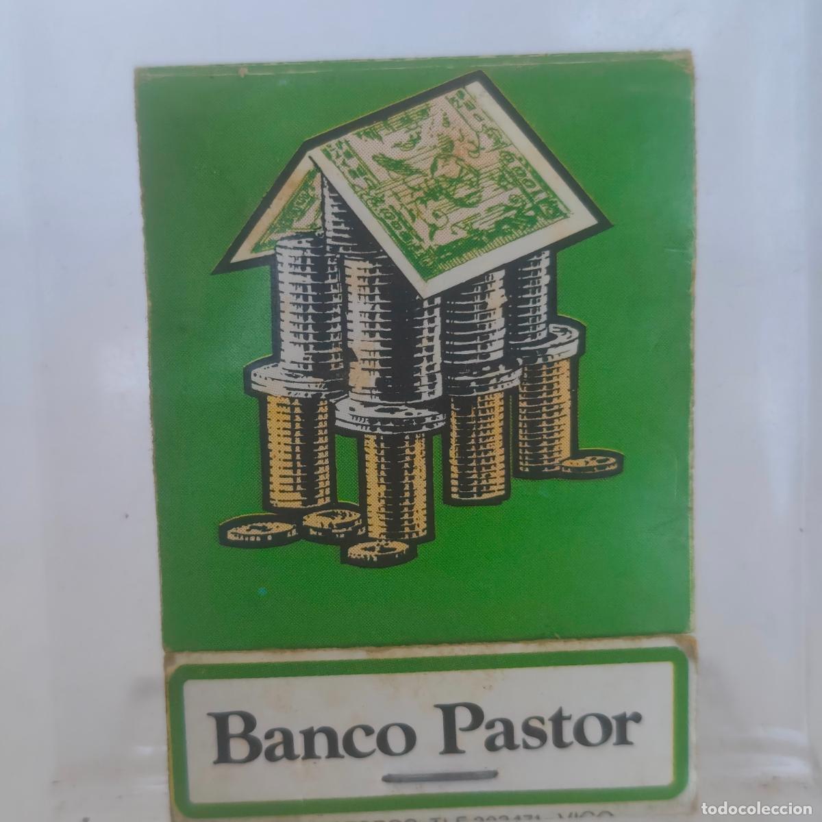 Cajas de cerillas: Caja de Cerillas de BANCO PASTOR PUBLICIDAD