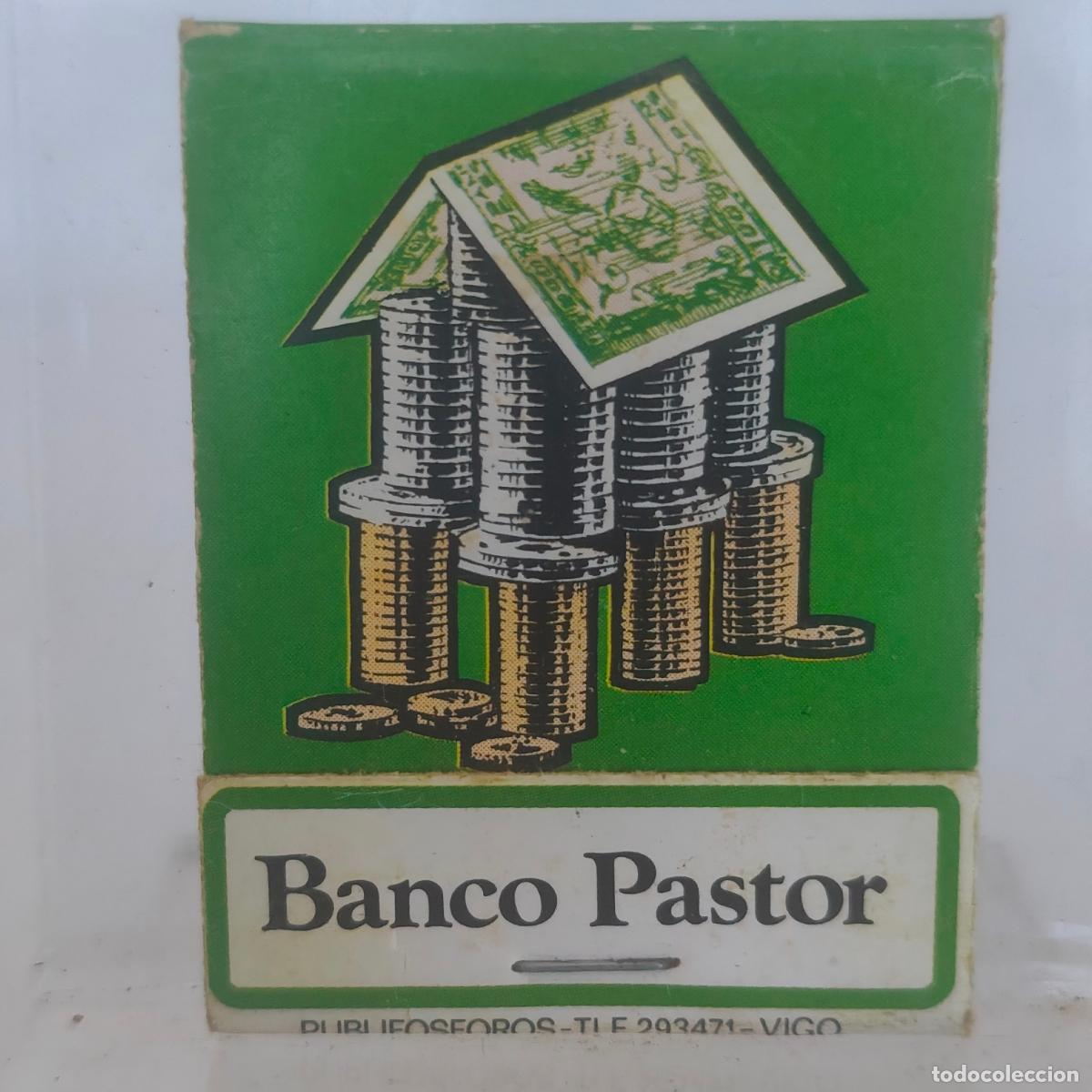 Cajas de cerillas: Caja de Cerillas de BANCO PASTOR PUBLICIDAD