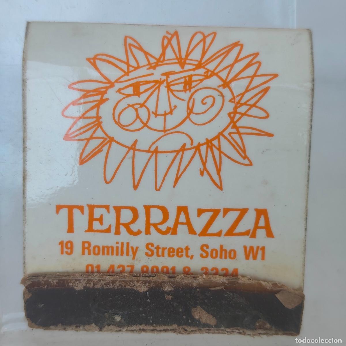 Cajas de cerillas: Caja de Cerilla TERRAZZA PUBLICIDAD