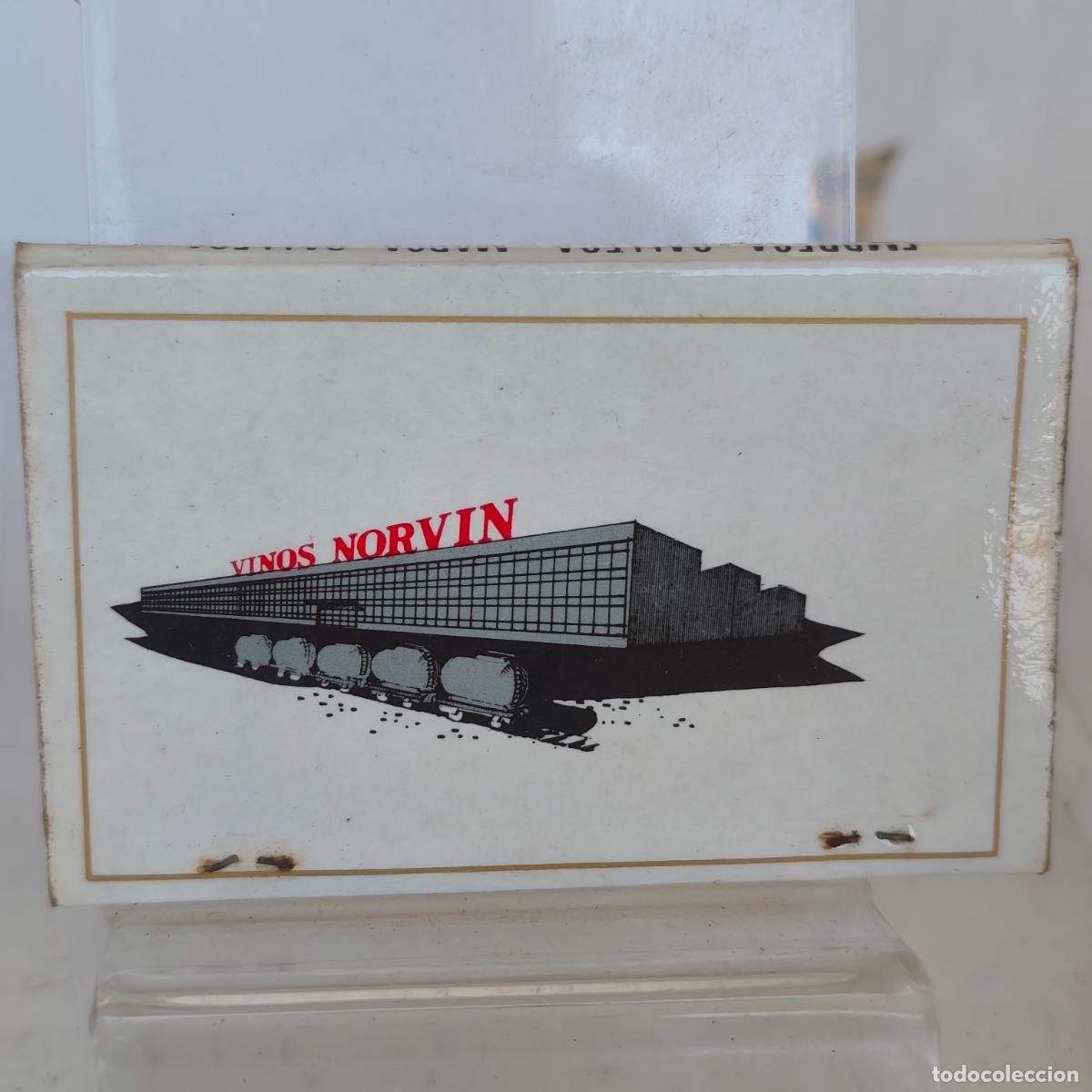 Cajas de cerillas: Caja de Cerillas f&oacute;sforos VINOS NORVIN BETANZOS CORU&Ntilde;A