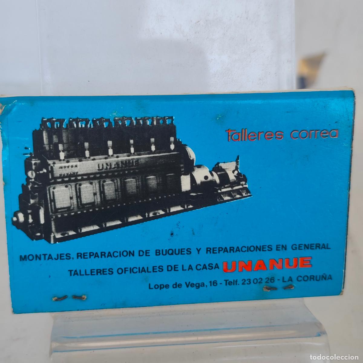 Cajas de cerillas: Caja de Cerillas f&oacute;sforos TALLERES CORREA CORU&Ntilde;A