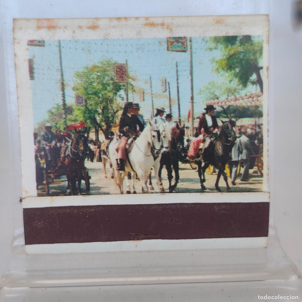 Cajas de cerillas: Caja de Cerillas f&oacute;sforos fiestas y ferias de Espa&ntilde;a 31 feria de abril Sevilla