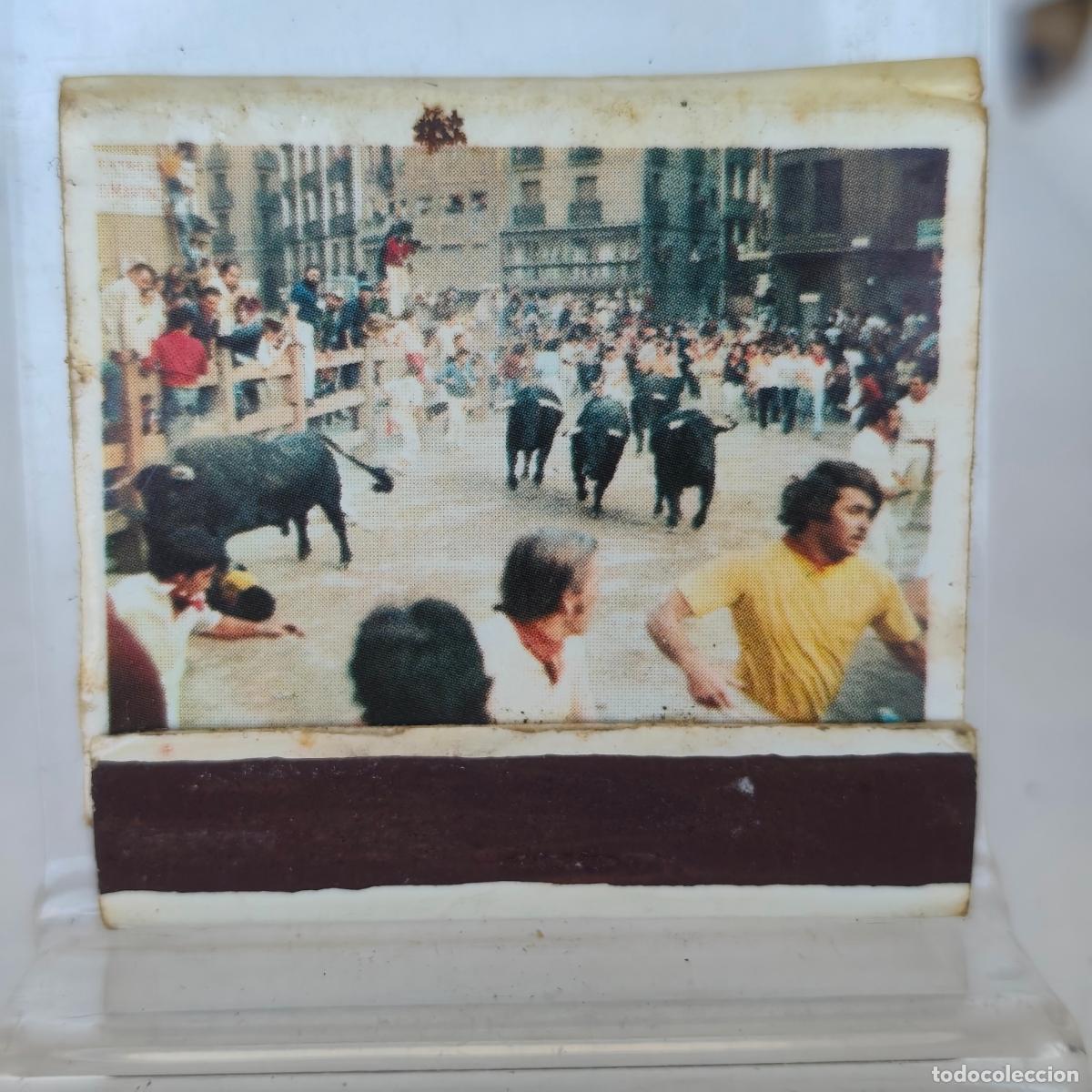 Cajas de cerillas: Caja de Cerillas f&oacute;sforos fiestas y ferias de Espa&ntilde;a 24 San Ferm&iacute;n Pamplona