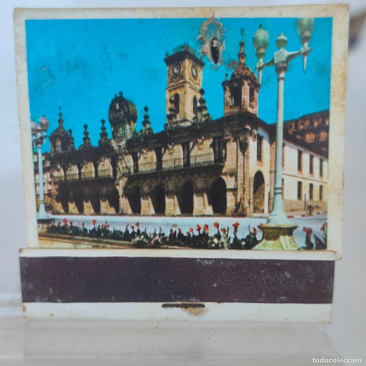 Cajas de cerillas: Caja de Cerillas f&oacute;sforos ayuntamiento Lugo