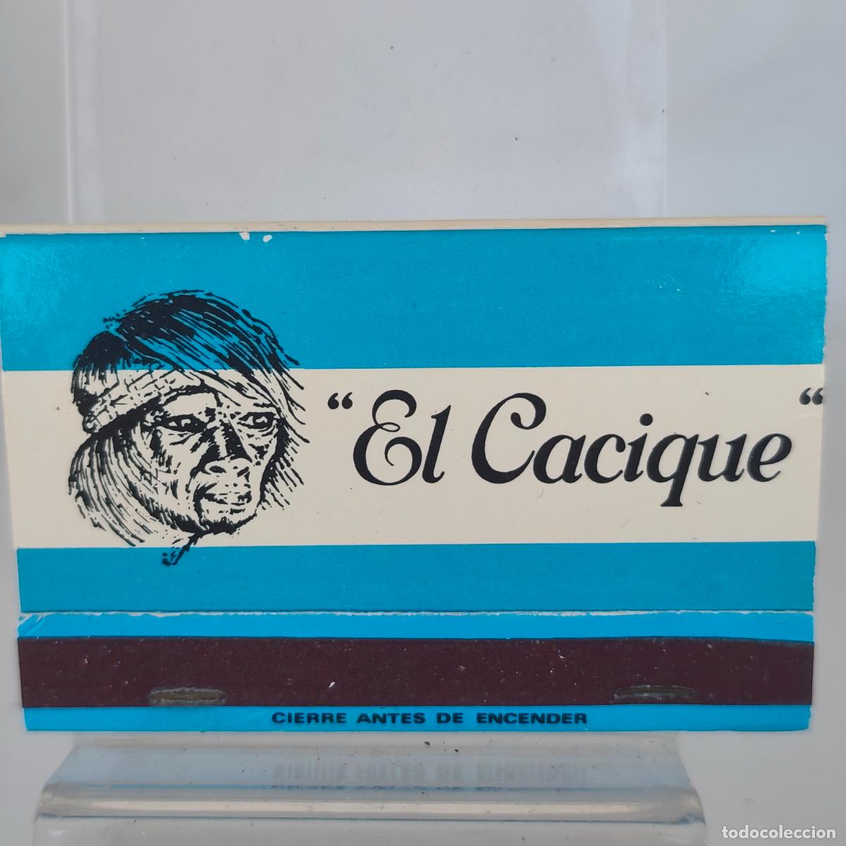 Cajas de cerillas: CAJA DE CERILLAS f&oacute;sforos LA CORU&Ntilde;A A CORU&Ntilde;A RESTAURANTE GRILL ARGENTINO EL CACIQUE