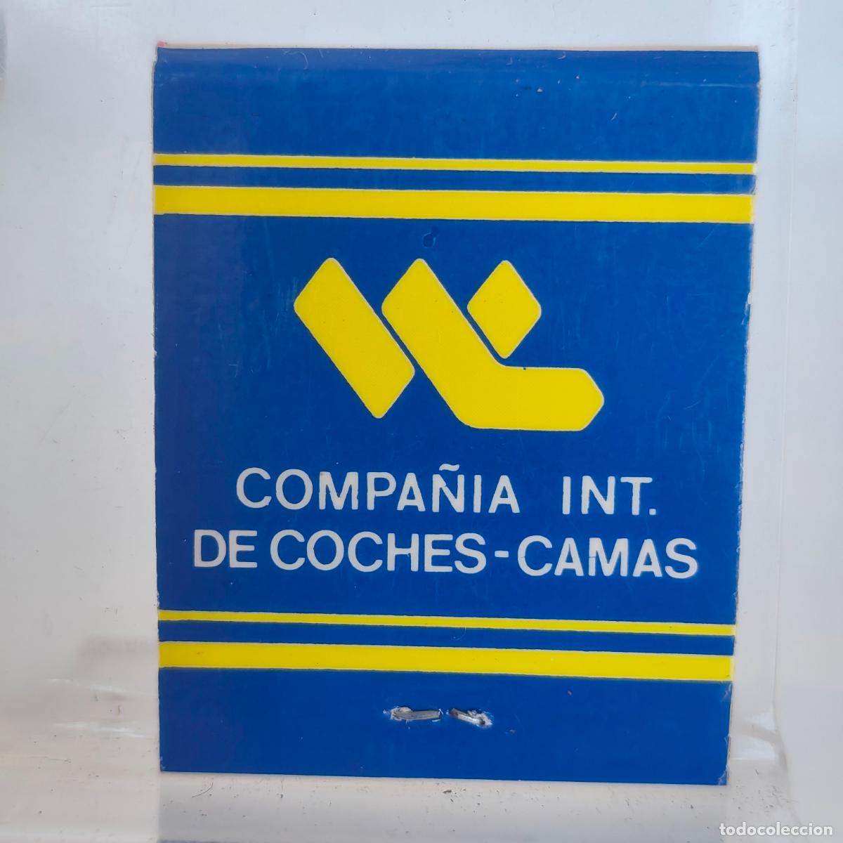 Cajas de cerillas: CAJA DE CERILLAS f&oacute;sforos eureka compa&ntilde;&iacute;a int de coches cama