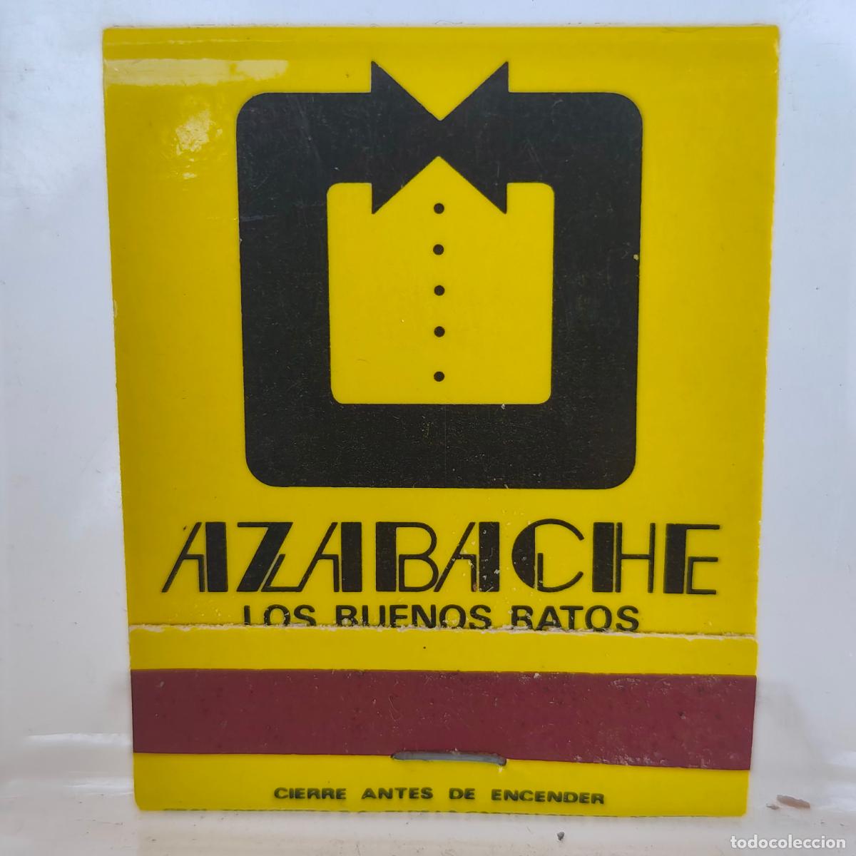 Cajas de cerillas: CAJA DE CERILLAS CLUB DEL BISTEC DON LUPO AZABACHE
