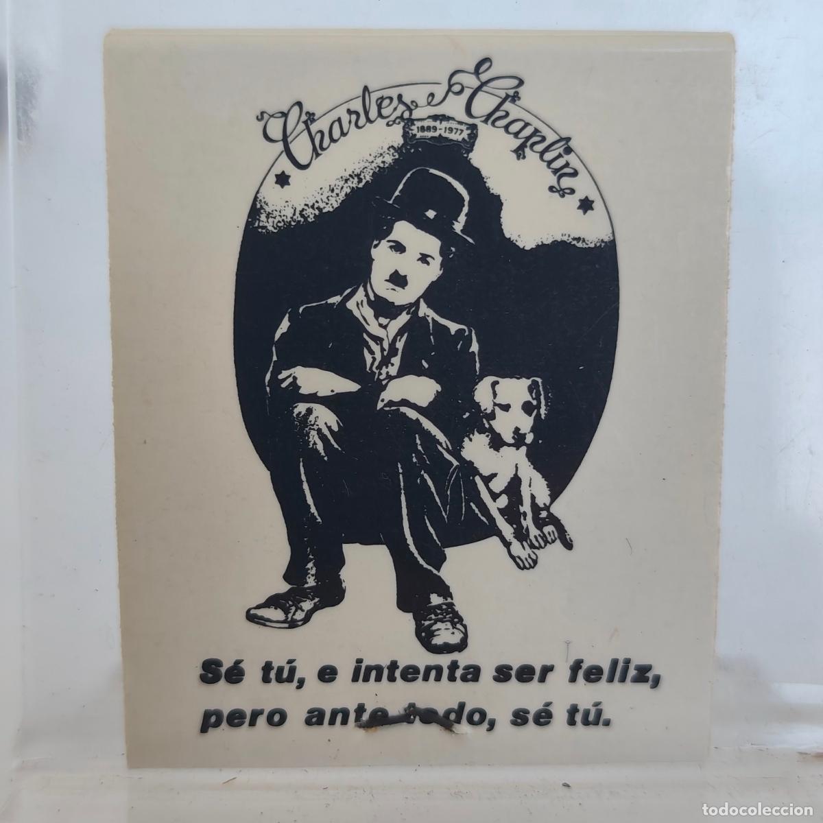 Cajas de cerillas: Caja de cerillas f&oacute;sforos PUB CHARLOT CHARLES CHAPLIN LA CORU&Ntilde;A