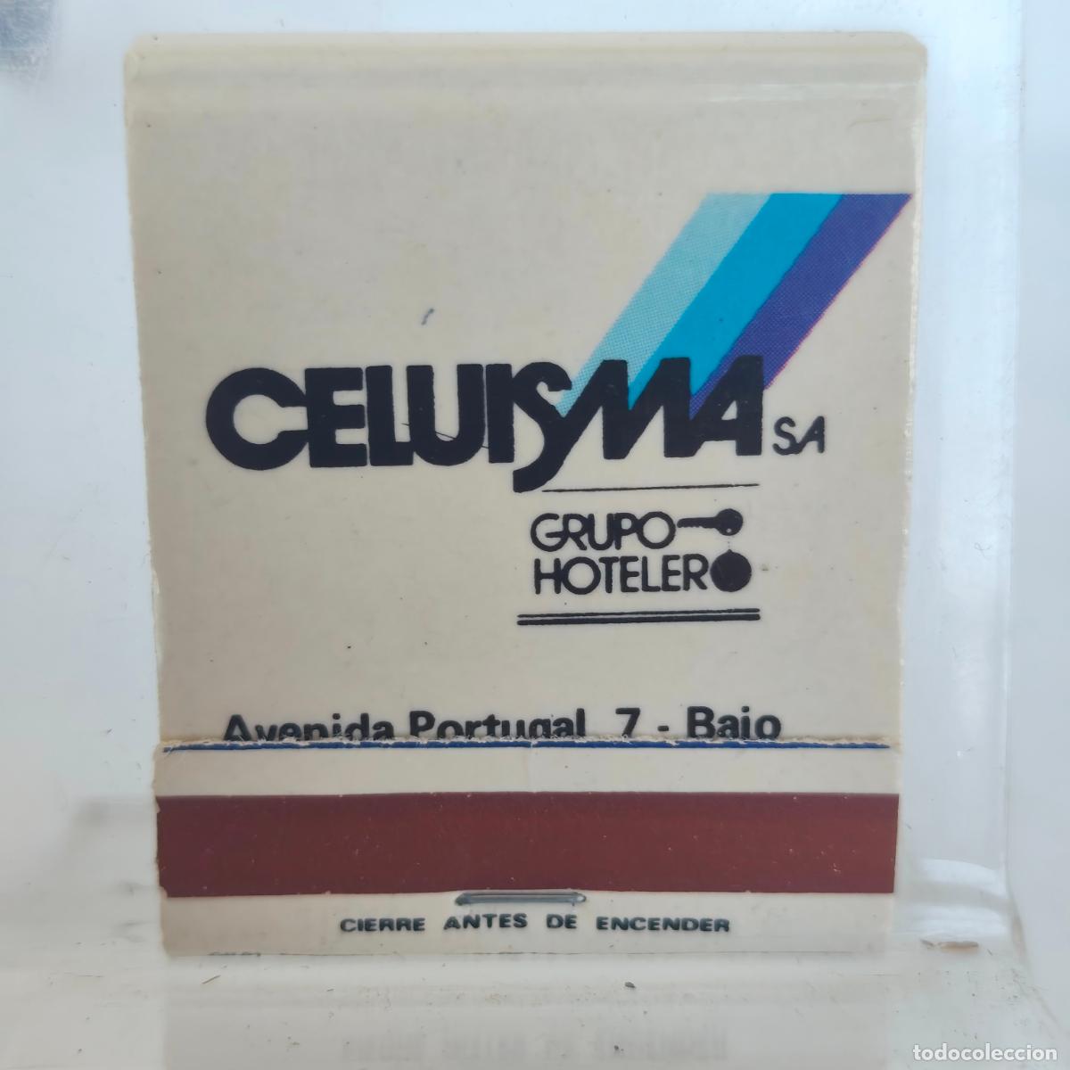 Cajas de cerillas: Caja de cerillas f&oacute;sforos CELUISMA ASTURIAS