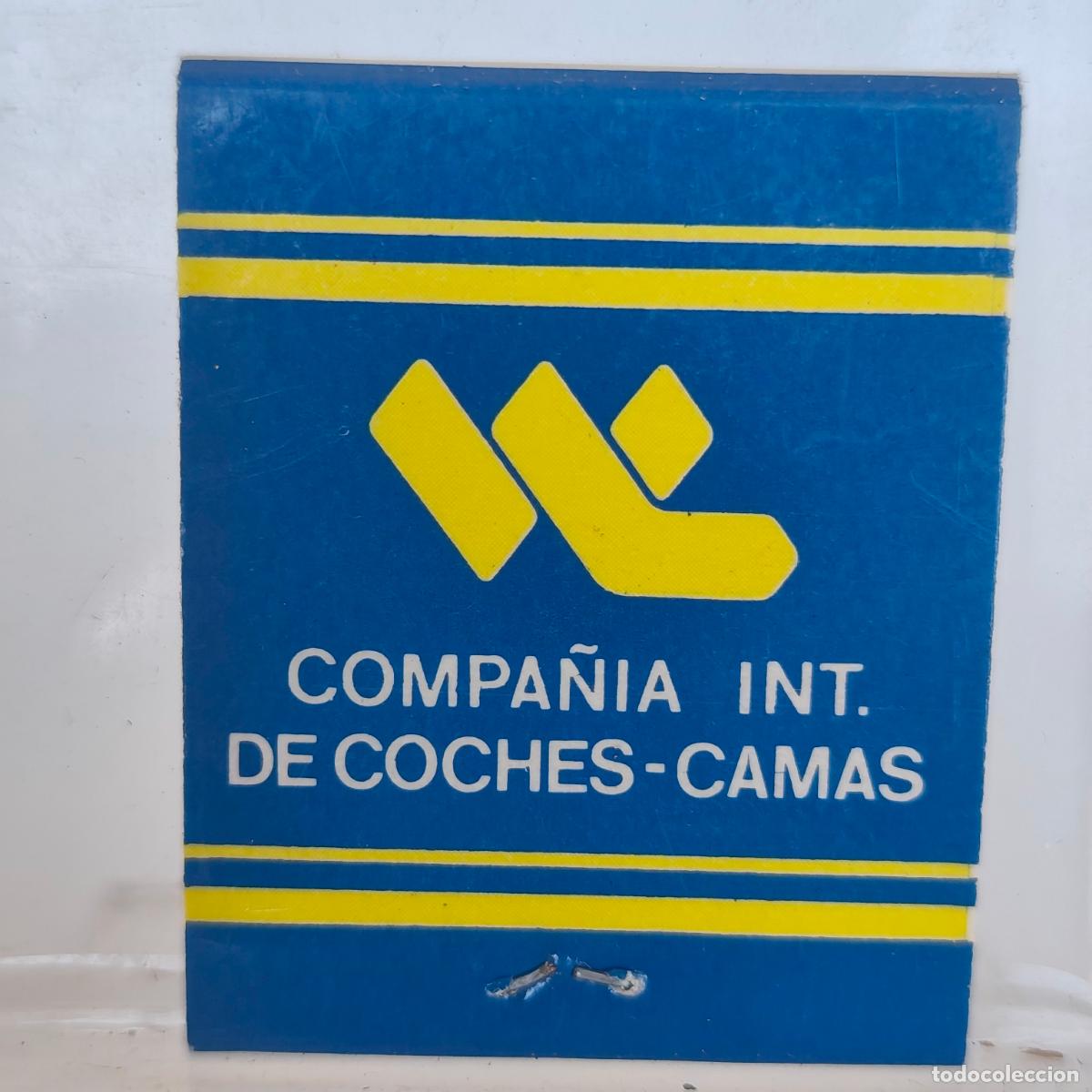 Cajas de cerillas: Caja de cerillas f&oacute;sforos compa&ntilde;&iacute;a int de coches cama
