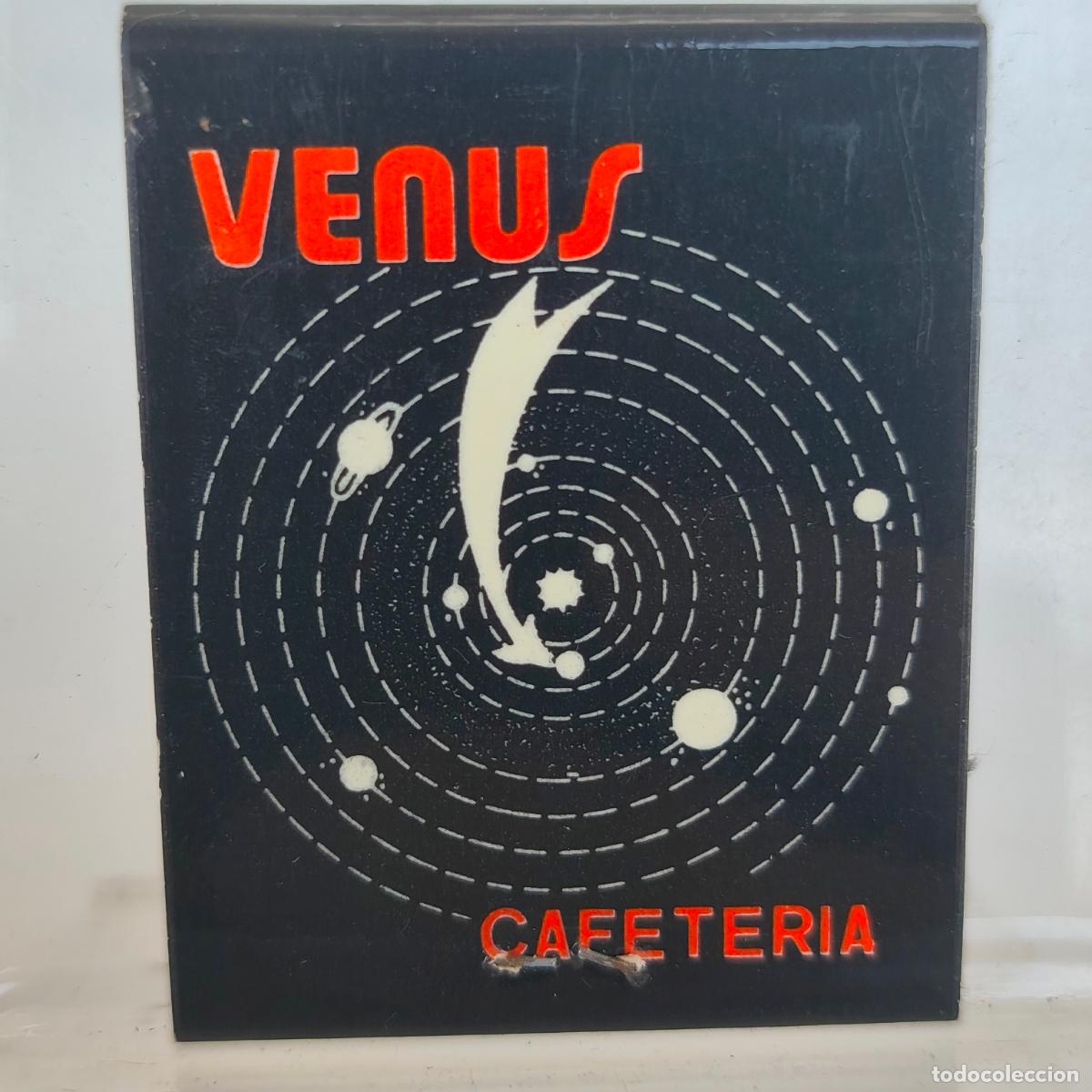 Cajas de cerillas: Caja de Cerillas fosforos publicidad Cafeter&iacute;a Venus A Coru&ntilde;a la Coru&ntilde;a