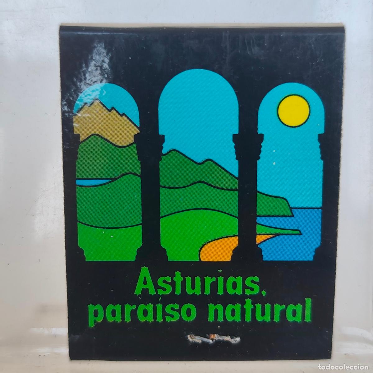 Cajas de cerillas: Caja de Cerillas fosforos publicidad Asturias Celuisma grupo hotelero