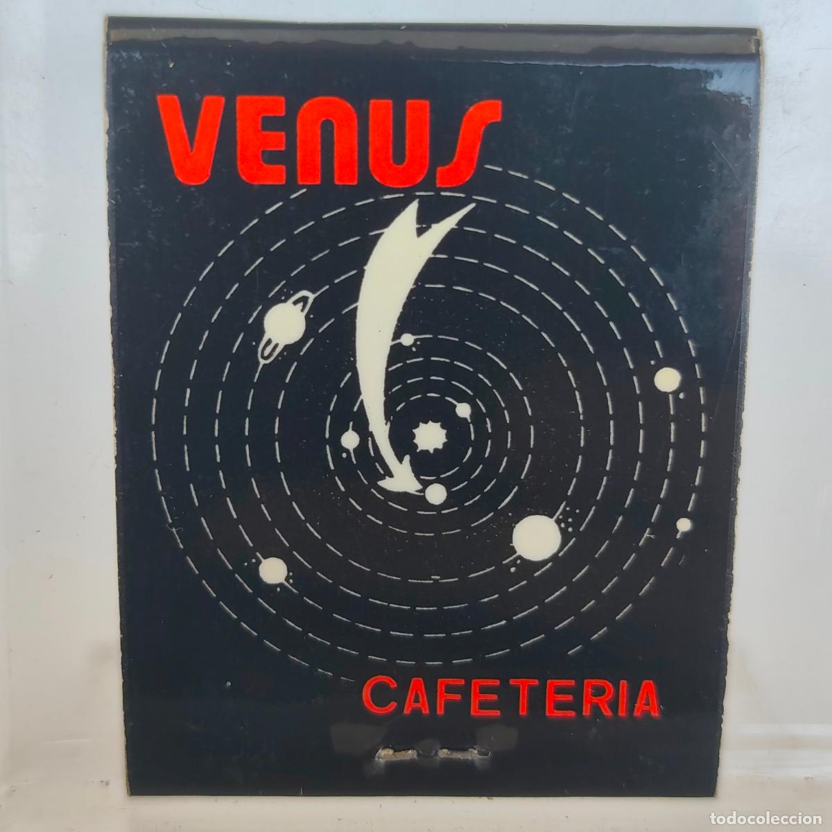 Cajas de cerillas: Caja de cerillas f&oacute;sforos Cafeter&iacute;a Venus La Coru&ntilde;a A Coru&ntilde;a