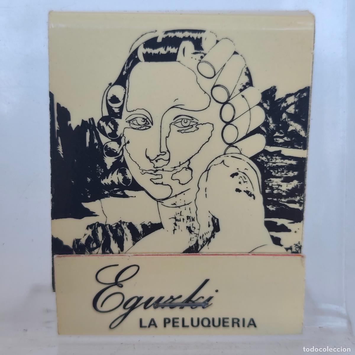 Cajas de cerillas: Caja de cerillas f&oacute;sforos Peluquer&iacute;a Eguzki Madrid