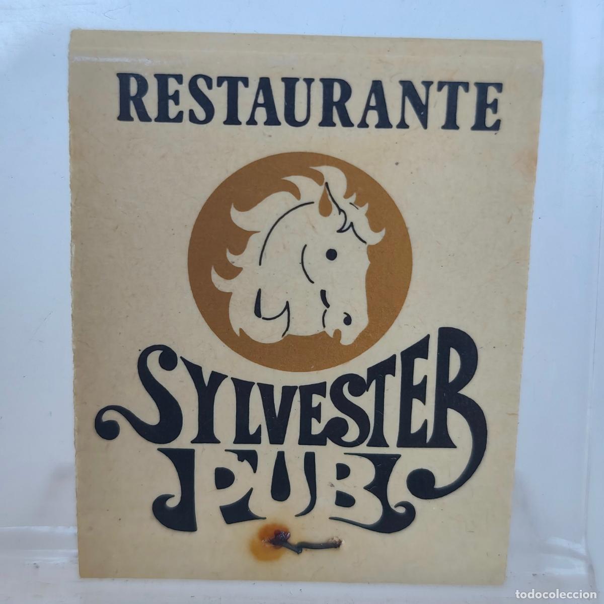 Cajas de cerillas: Caja de cerillas f&oacute;sforos Restaurante pub silvester A Coru&ntilde;a La Coru&ntilde;a