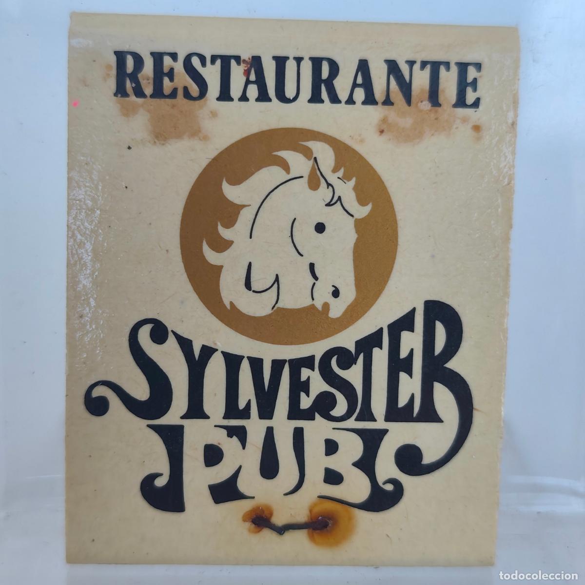 Cajas de cerillas: Caja de cerillas f&oacute;sforos Restaurante pub silvester A Coru&ntilde;a La Coru&ntilde;a