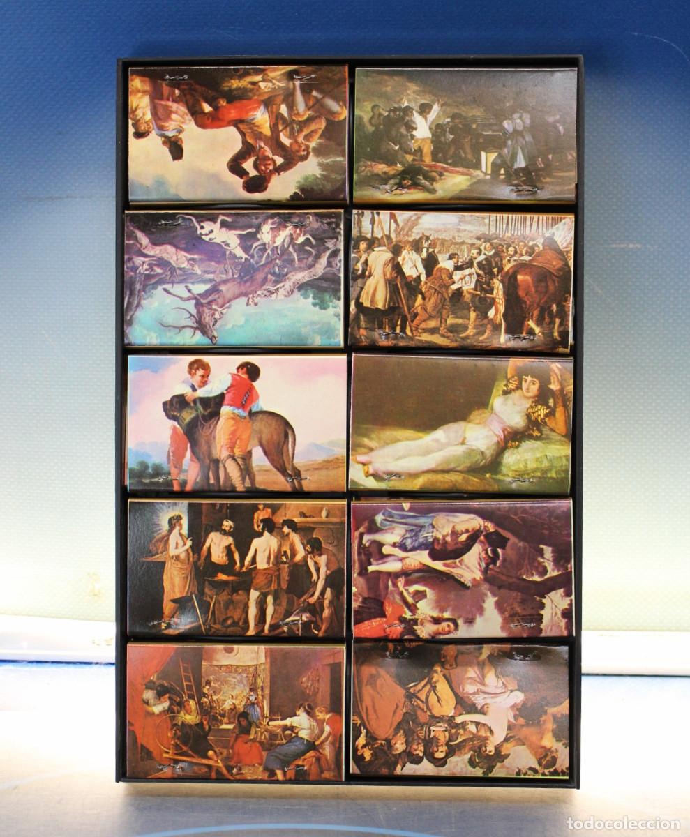 Cajas de cerillas: Colecci&oacute;n 19 cajas de cerillas cuadros Goya, Paul de Vos, Vel&aacute;zquez, Museo del Prado.