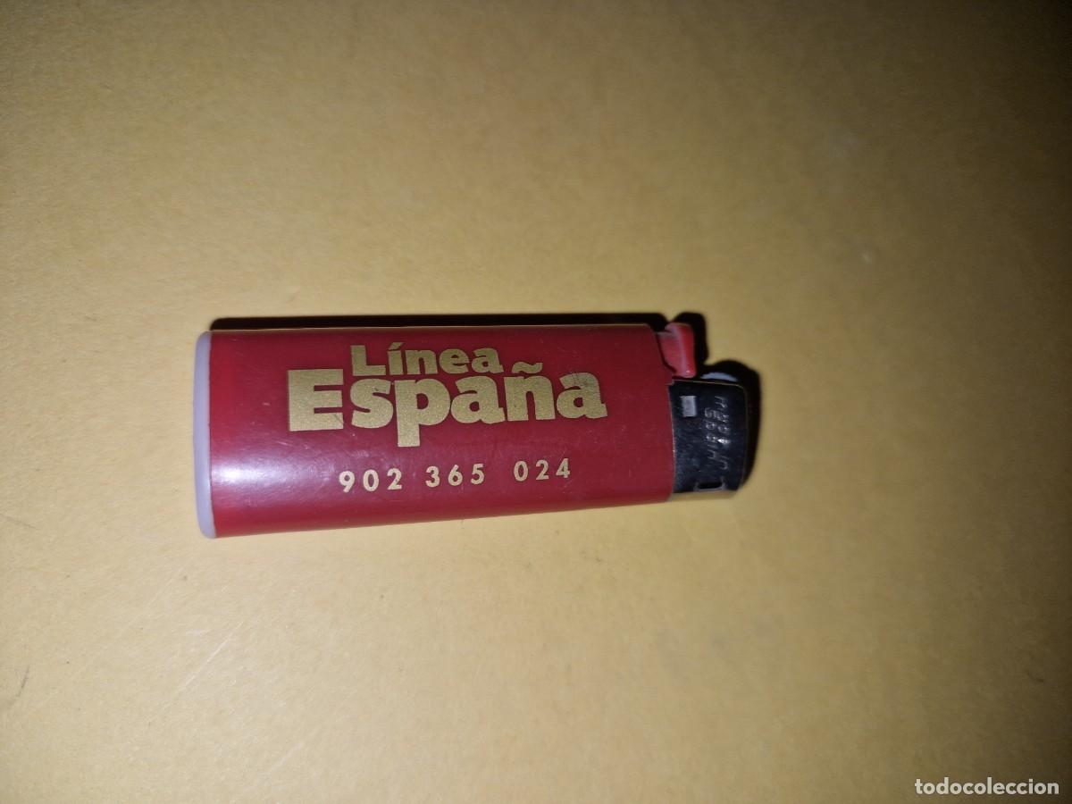 Cajas de cerillas: MECHERO CAJA ESPA&Ntilde;A, PUBLICIDAD