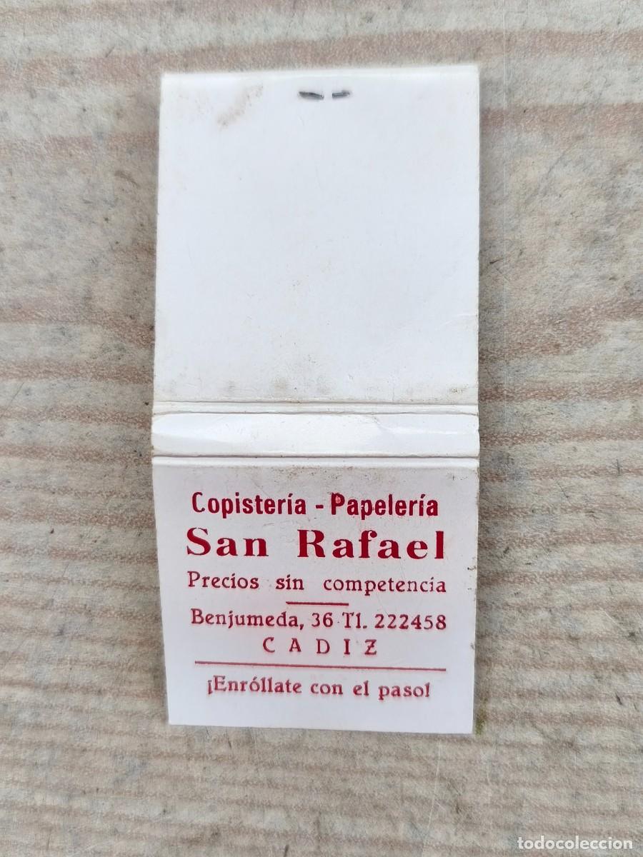 Cajas de cerillas: Carterita De Cerillas - Copister&iacute;a - Papeler&iacute;a San Rafael - Cadiz - 010