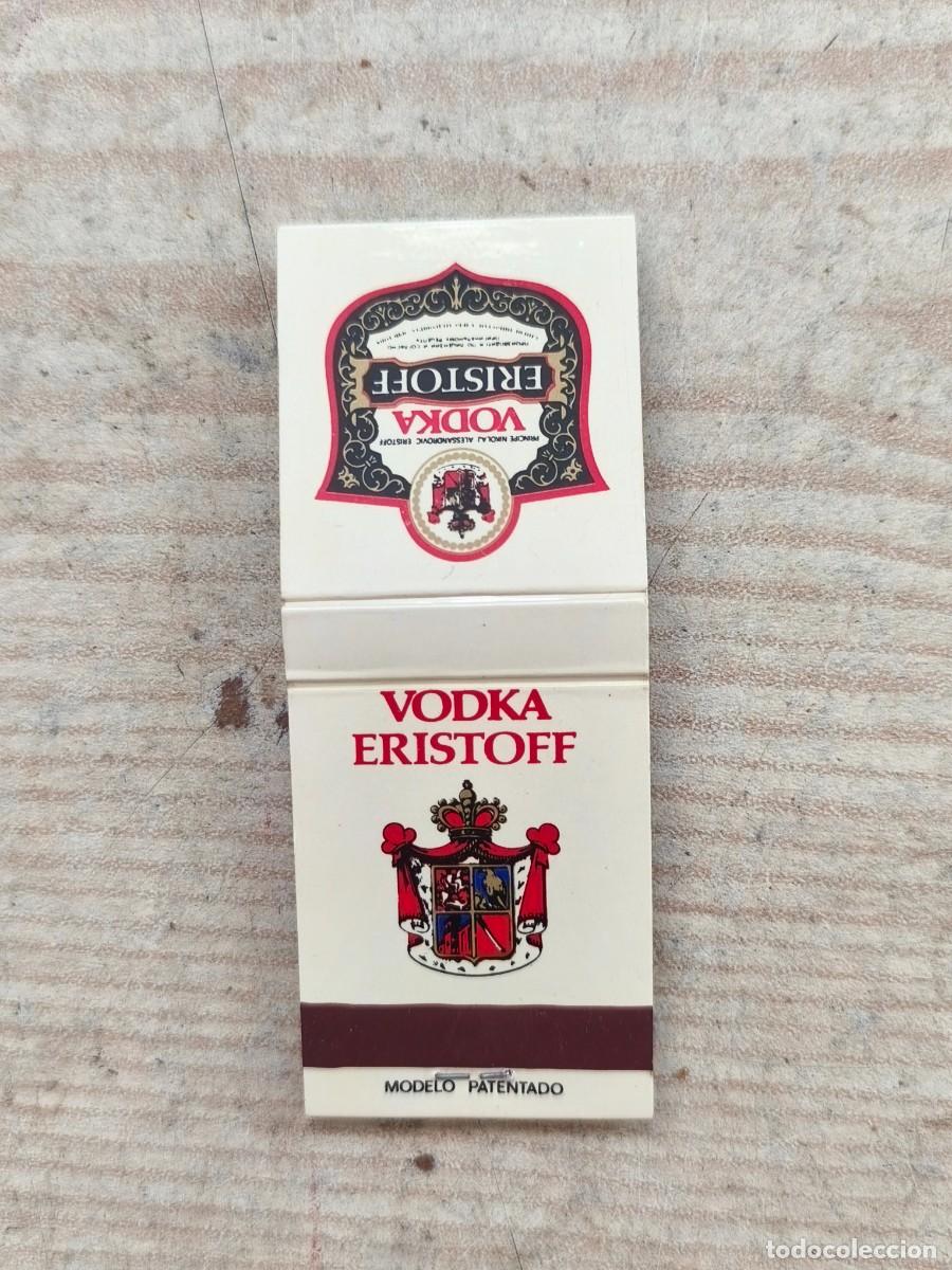Cajas de cerillas: Carterita De Cerillas - Vodka Eristoff - 024