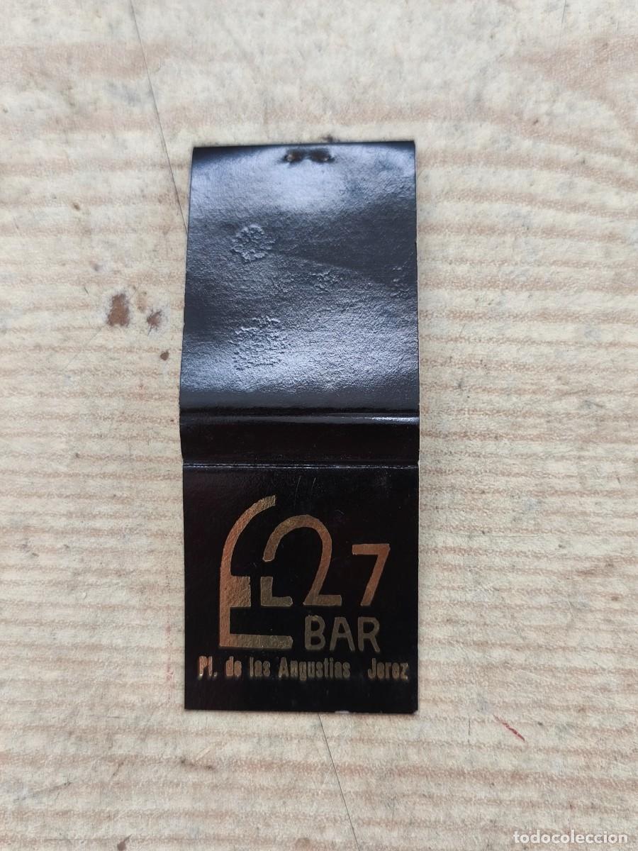 Cajas de cerillas: Carterita De Cerillas - Bar 27 BAR - Jerez De La Frontera - Cadiz - 044