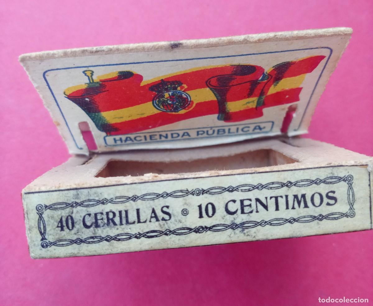 Cajas de cerillas: Caja de Cerillas Antigua Virgen Inmaculada, Aranjuez y Hacienda.