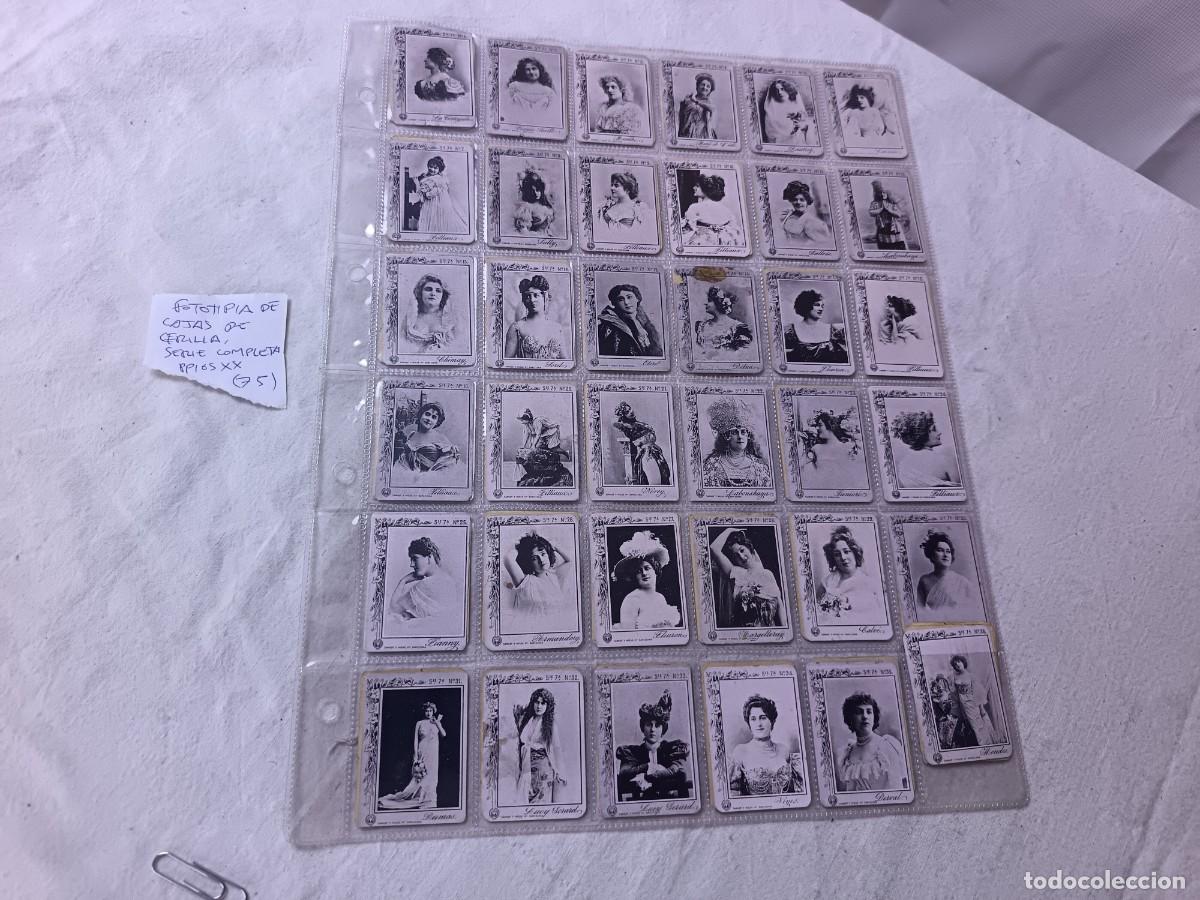 Cajas de cerillas: Colecci&oacute;n de fototipias, cajas de cerillas, ppios XX, completa (75)