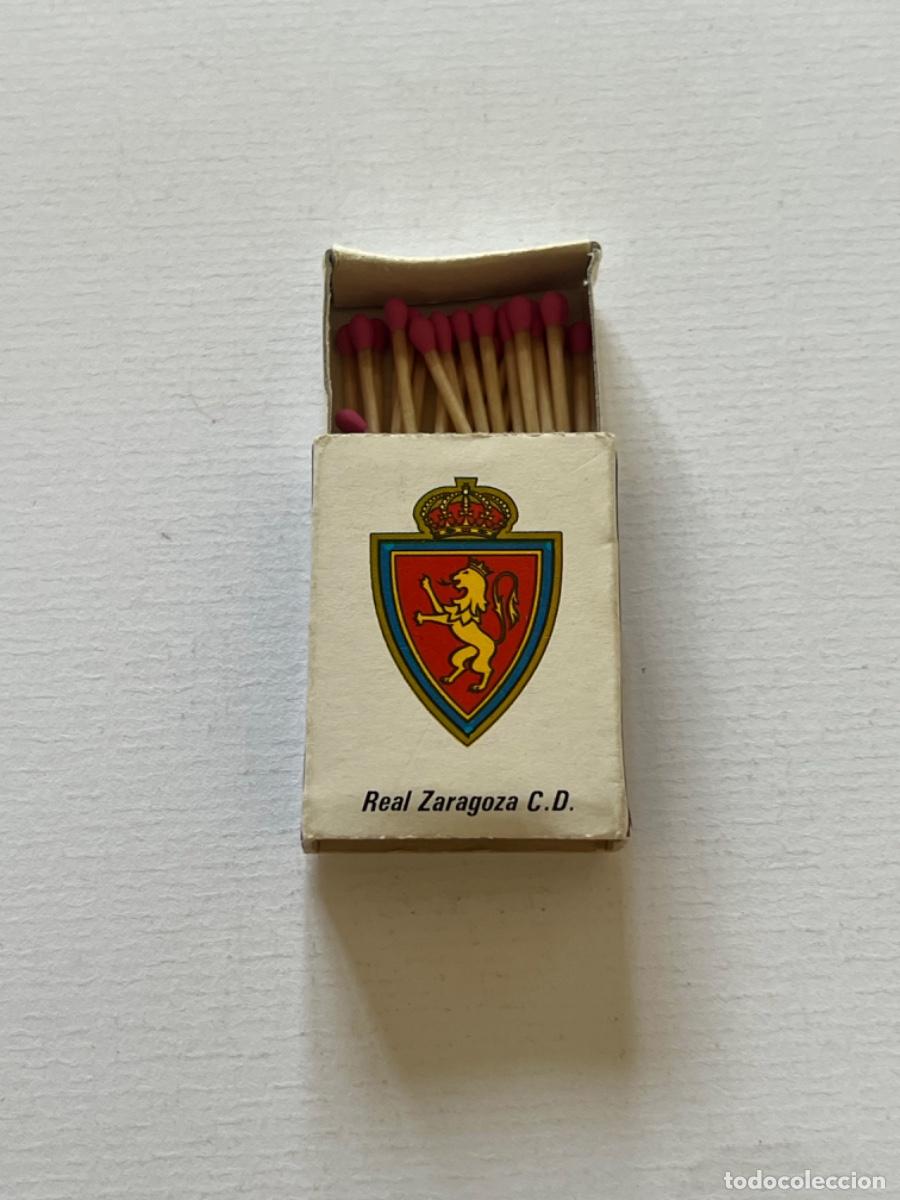Cajas de cerillas: Caja cajita de cerillas FOSFORERA ESPA&Ntilde;OLA REAL ZARAGOZA CD 81/82