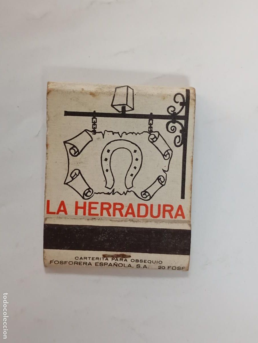 Cajas de cerillas: CAJA DE CERILLAS LA HERRADURA. PN19
