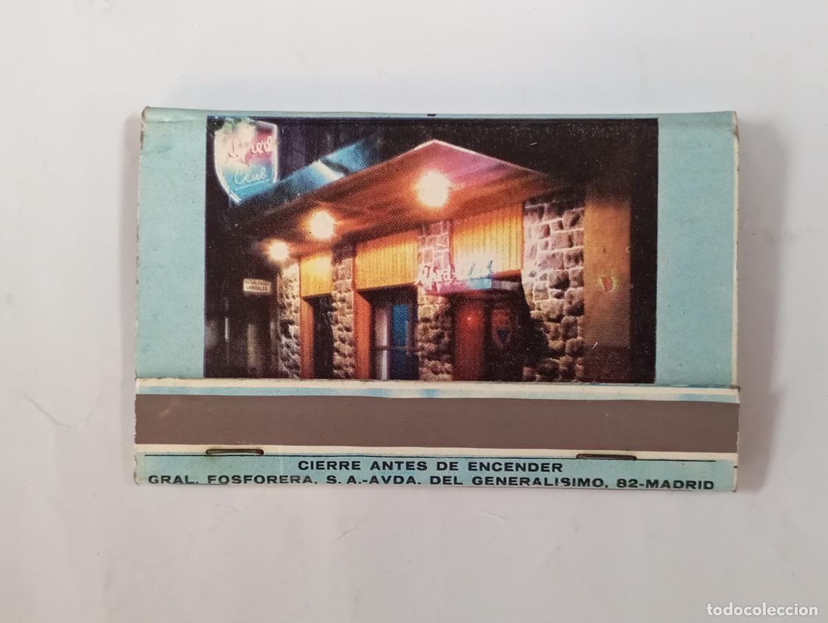 Cajas de cerillas: CAJA DE CERILLAS ALFRED CLUB. PN19