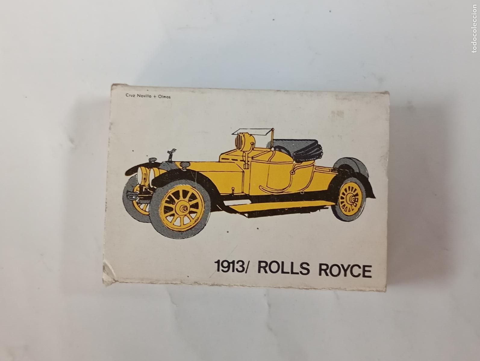 Cajas de cerillas: CAJA DE CERILLAS ROLLS ROYCE. PN20