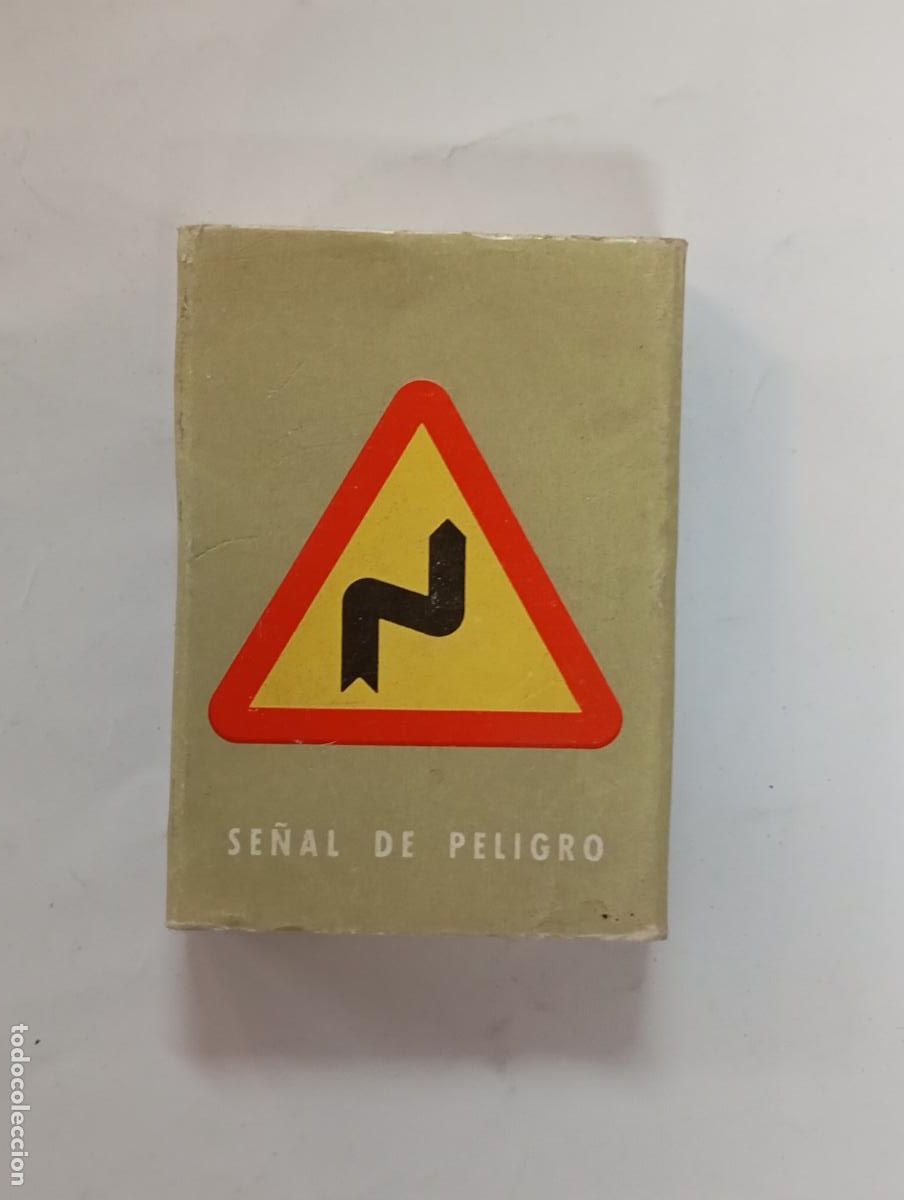 Cajas de cerillas: CAJA DE CERILLAS SE&Ntilde;AL DE PELIGRO. PN20
