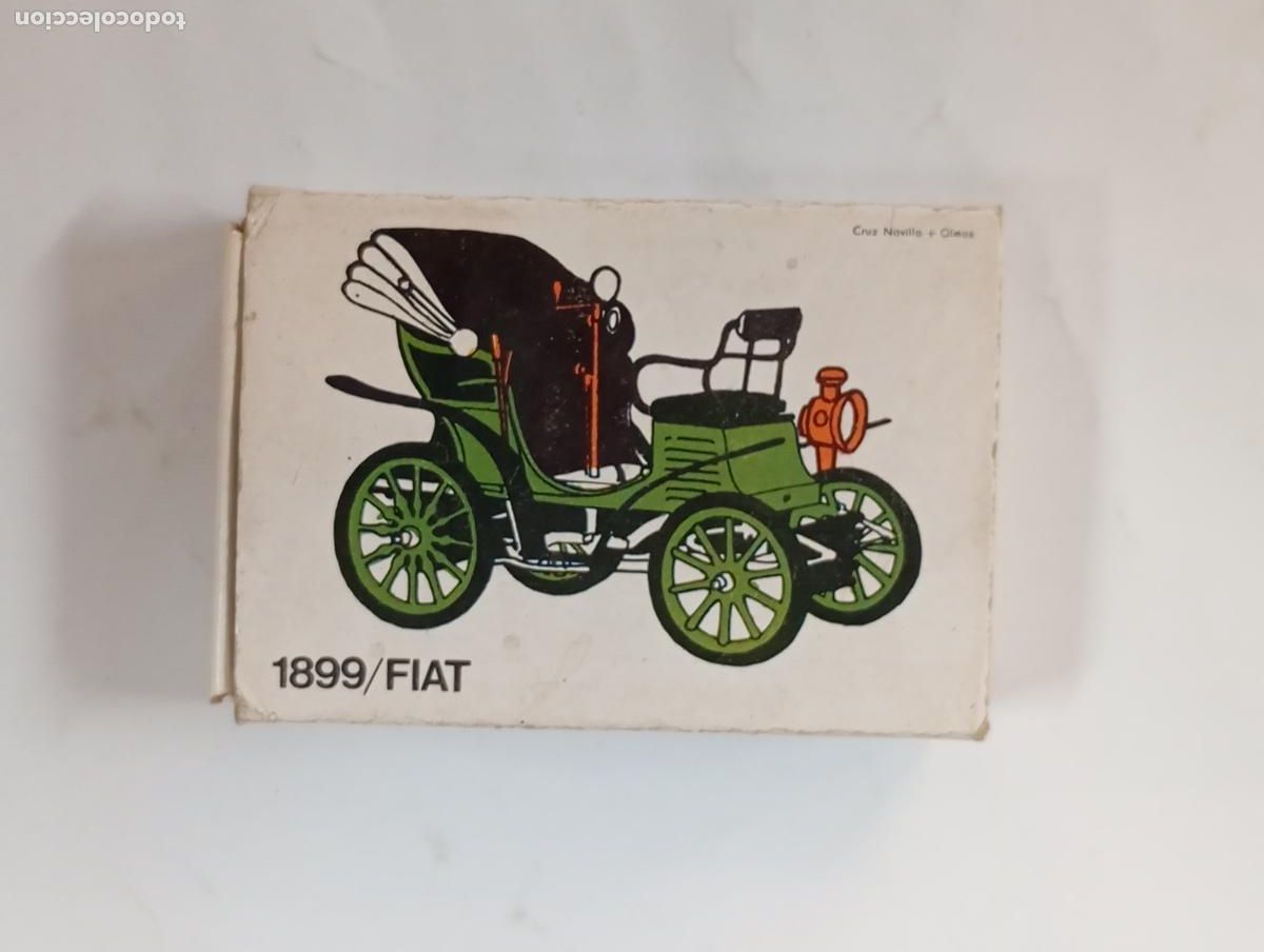 Cajas de cerillas: CAJA DE CERILLAS FIAT 1899. PN20