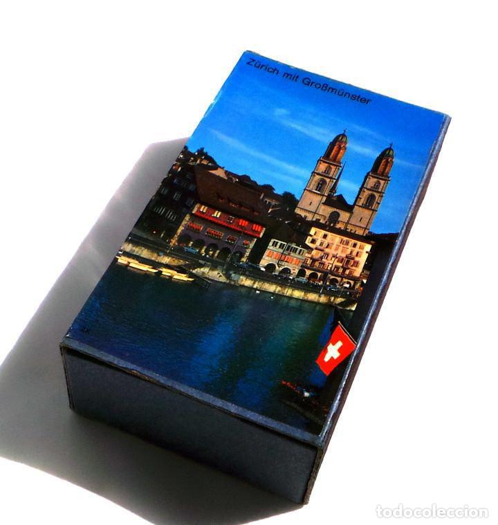 Cajas de cerillas: CAJA DE CERILLA DE GRAN TAMA&Ntilde;O - Z&Uuml;RICH MIT GROBM&Uuml;NSTER 12X7X3,5