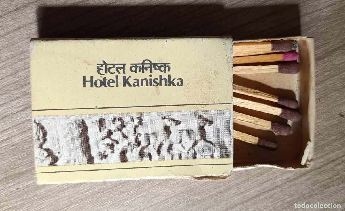 Cajas de cerillas: antigua caja de cerillas - hotel Kanishka - India - ver fotos