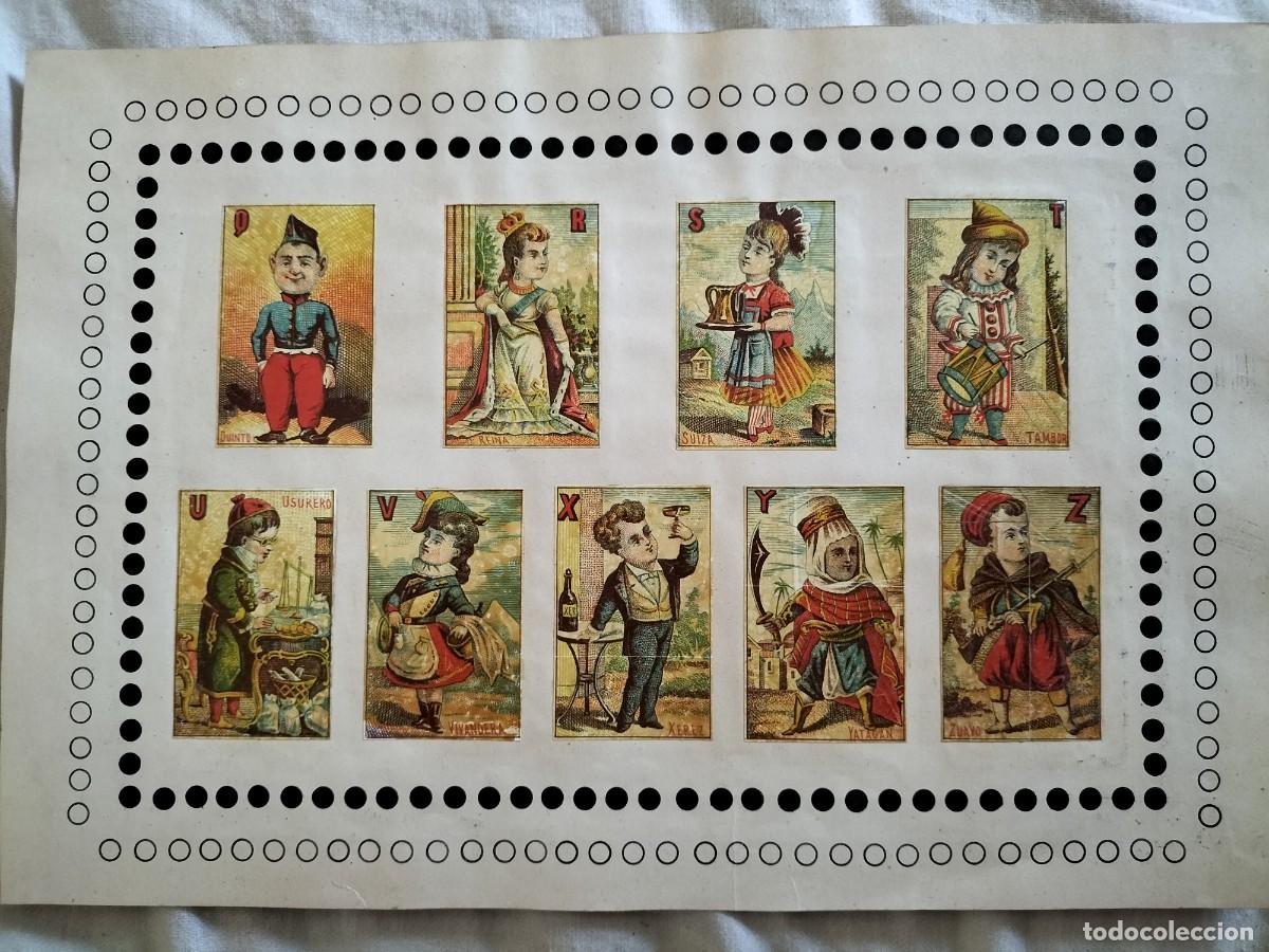 Cajas de cerillas: LAMINA CON 17 etiquetas CROMOS DEL S. XIX DE CAJAS DE CERILLAS ( AMBAS CARAS)