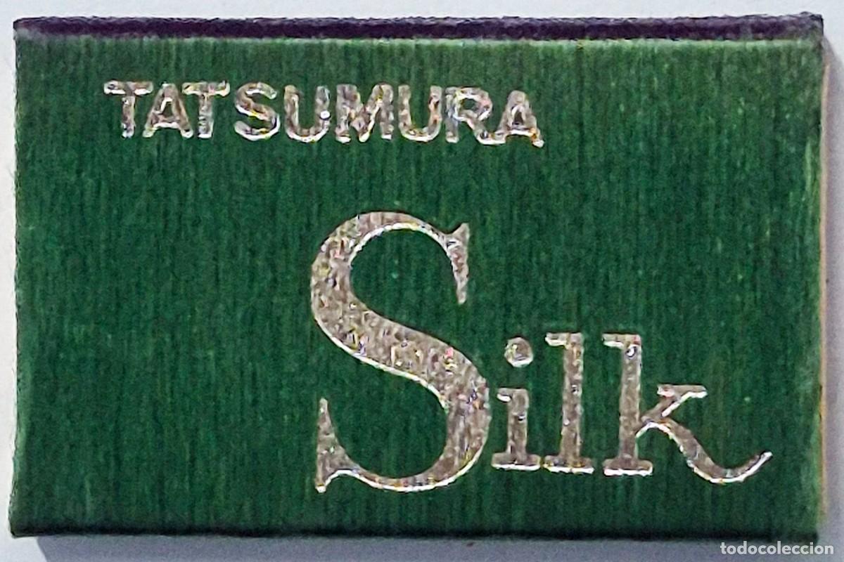 Cajas de cerillas: Caja de cerillas Asia. Tatsumura Silk / Kanebo Silke (Kioto). D&eacute;cada de los 60/70. Vac&iacute;a