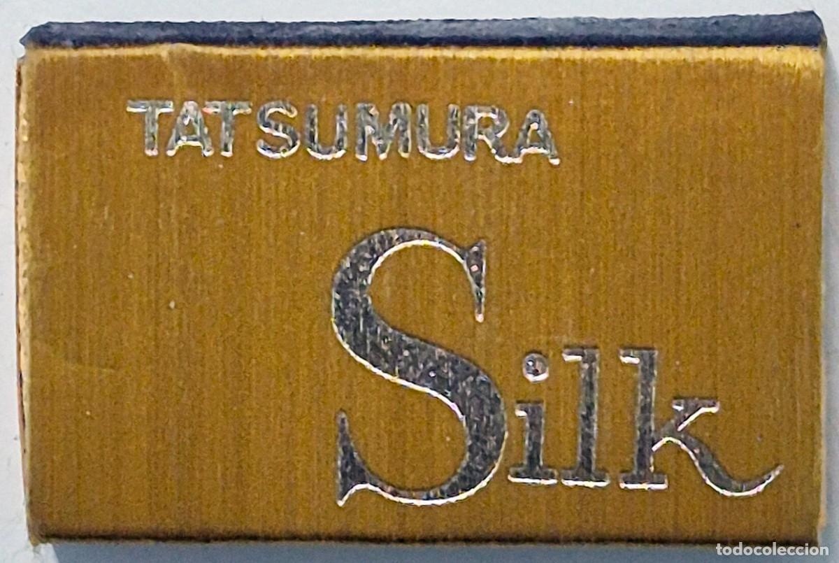 Cajas de cerillas: Caja de cerillas Asia. Tatsumura Silk / Kanebo Silke (Kioto). D&eacute;cada de los 60/70. Vac&iacute;a