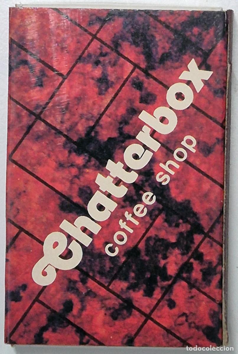Cajas de cerillas: Caja de cerillas Asia. Chatterbox Coffee Shop en el Grand Hotel (Hong-Kong) D&eacute;cada de los 60/70