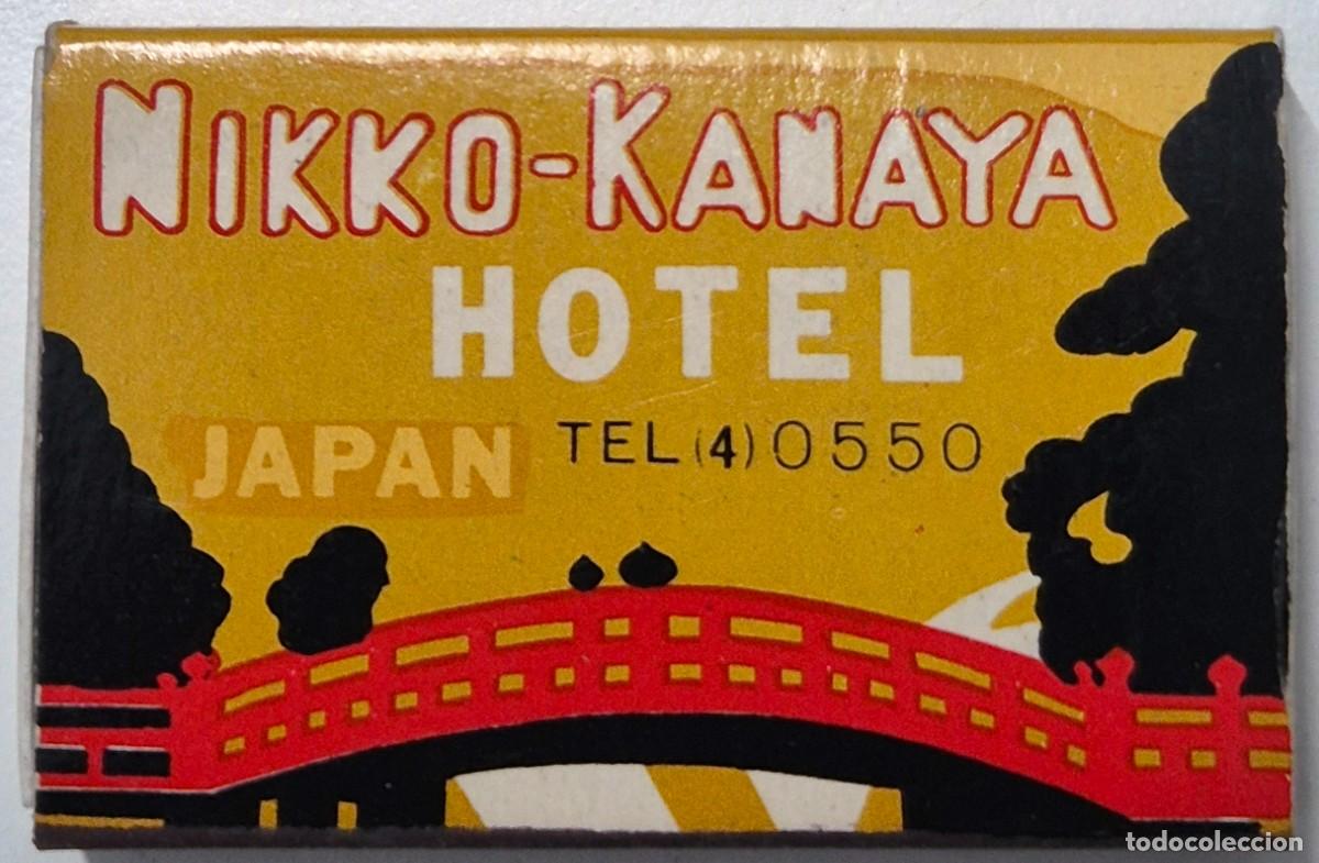 Cajas de cerillas: Caja de cerillas Jap&oacute;n. Chuzenji Kanaya Hotel (Nikko) D&eacute;cada de los 60/70