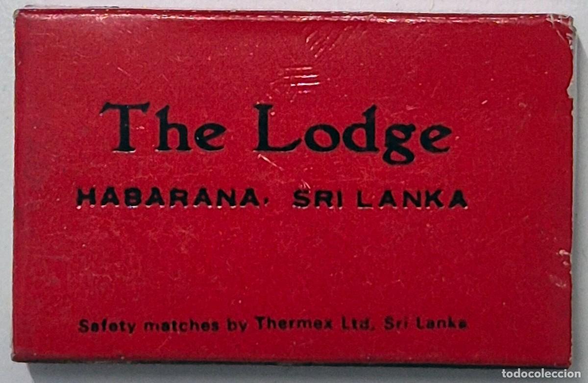 Cajas de cerillas: Caja de cerillas Sri Lanka. The Lodge (Mabarana) D&eacute;cada de los 60/70. Completa