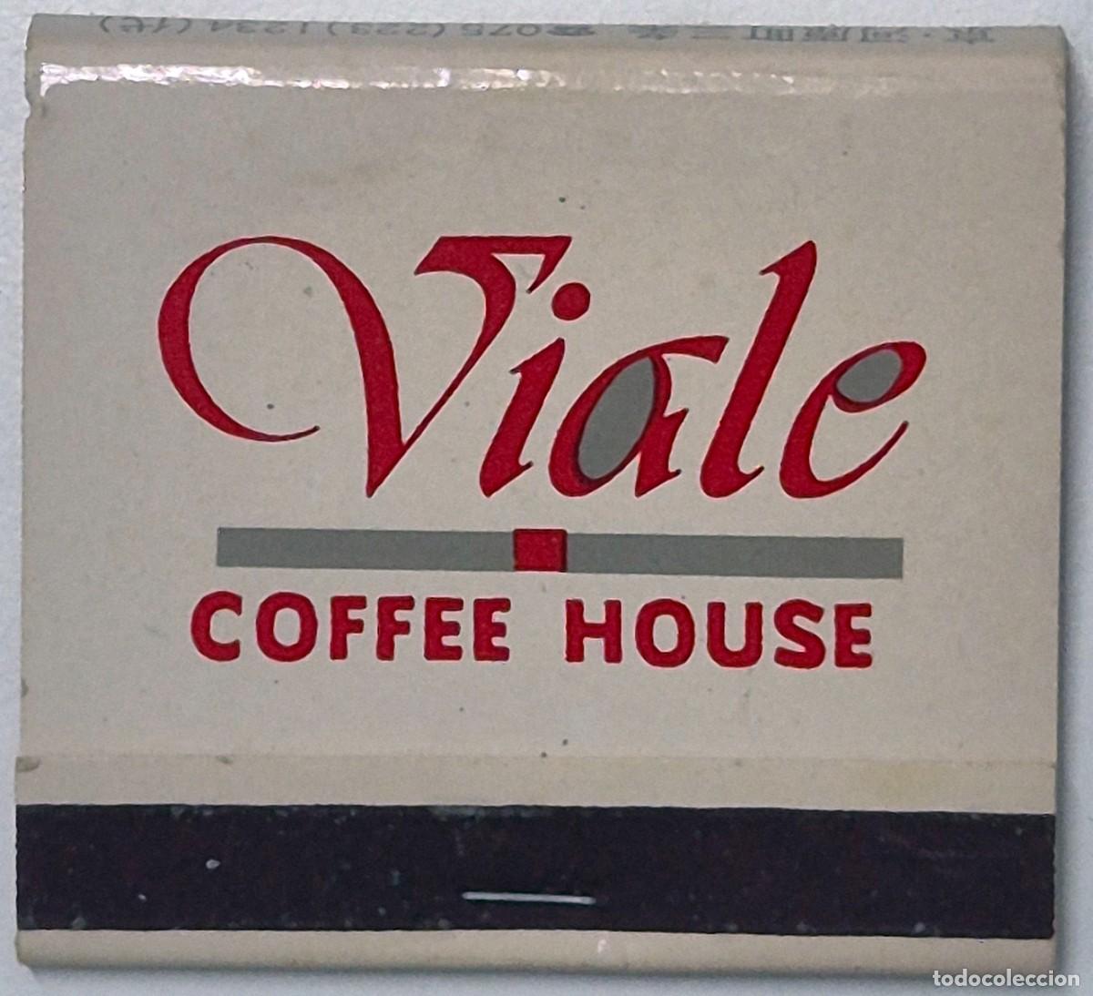 Cajas de cerillas: Carpeta de cerillas Jap&oacute;n. Viale Coffee House en el Kyoto Royal Hotel. D&eacute;cada de los 60/70. Completa