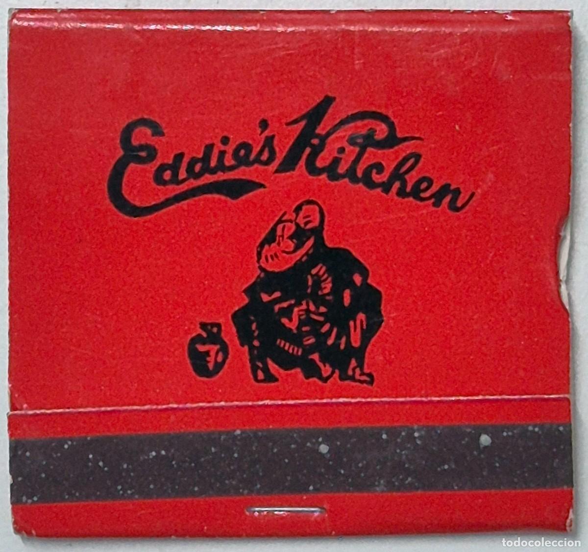 Cajas de cerillas: Carpeta de cerillas Asia. Eddie's Kitchen. D&eacute;cada de los 60/70. Completa